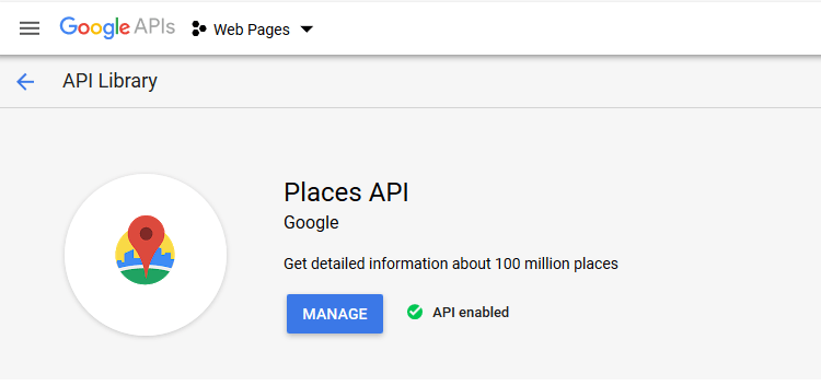 places API