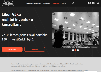 Liborvaka.cz – web s eshopem