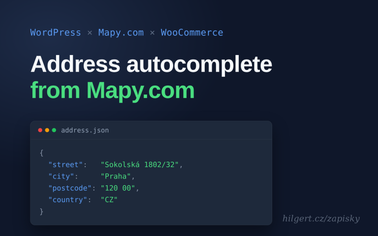 Address autocomplete from Mapy.com - article cover image